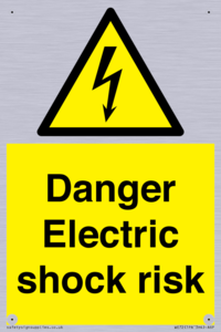 Danger Electric shock risk